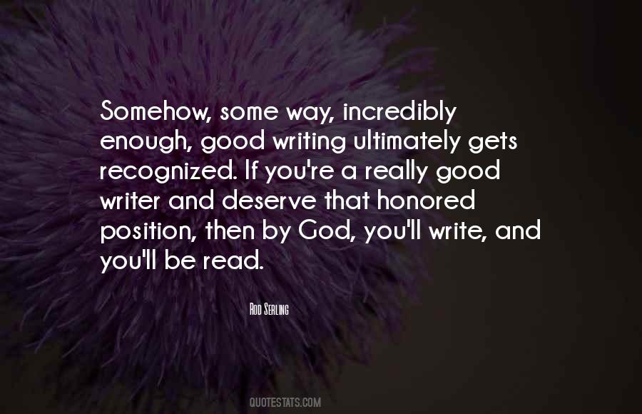 You Good Enough Quotes #189221 You Good Enough Quotes #189221