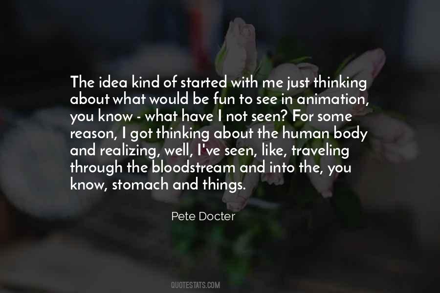 You Got Me Thinking Quotes #928525