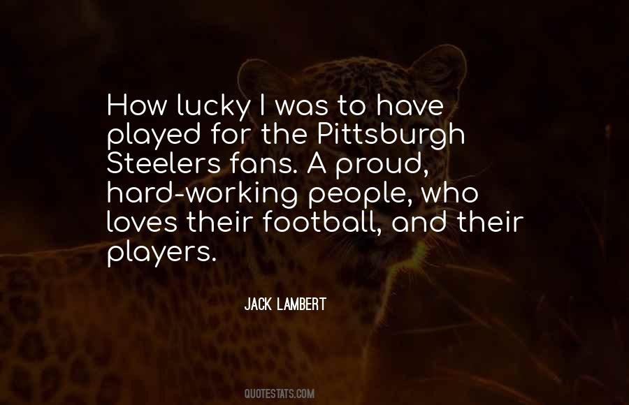Quotes About Pittsburgh Steelers #425292