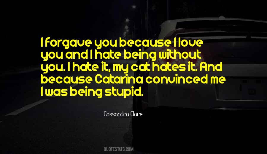 You Hate Me Because Quotes #1031580