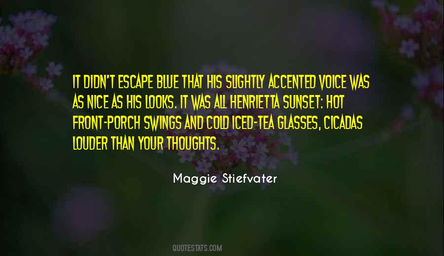 You Have A Nice Voice Quotes #928979
