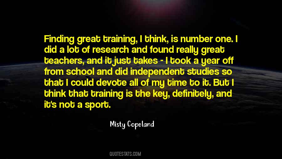 Quotes About School Sports #533605