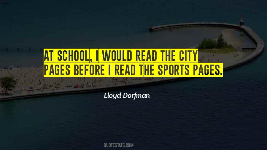 Quotes About School Sports #735469