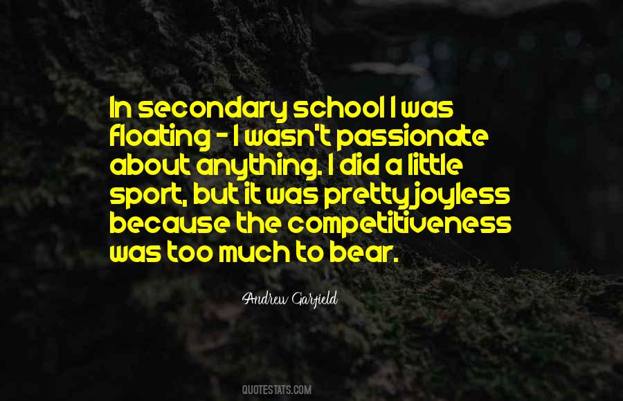 Quotes About School Sports #813421