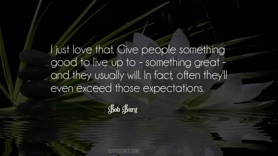 Quotes About Exceed Expectations #1758138