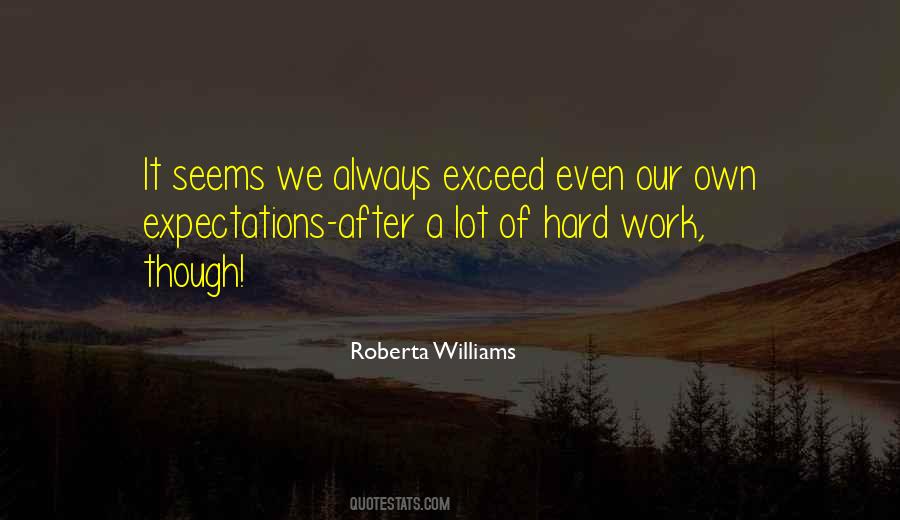 Quotes About Exceed Expectations #1810943