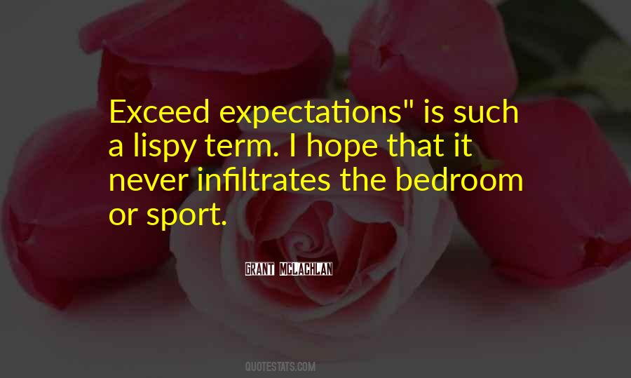 Quotes About Exceed Expectations #440039