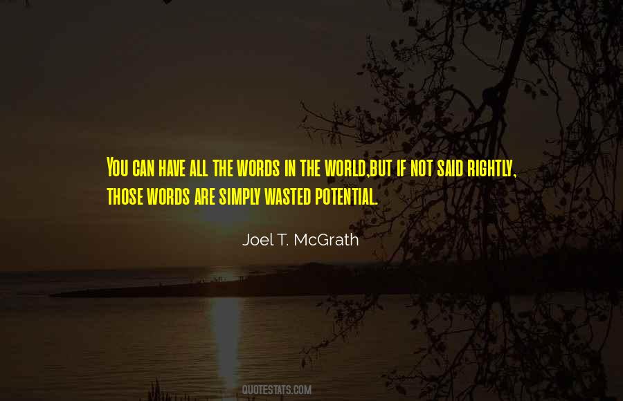 You Have Potential Quotes #394344