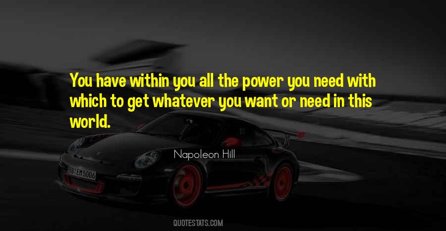 You Have The Power Within You Quotes #1637666