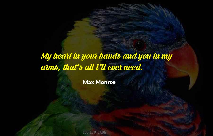 You In My Arms Quotes #1516412