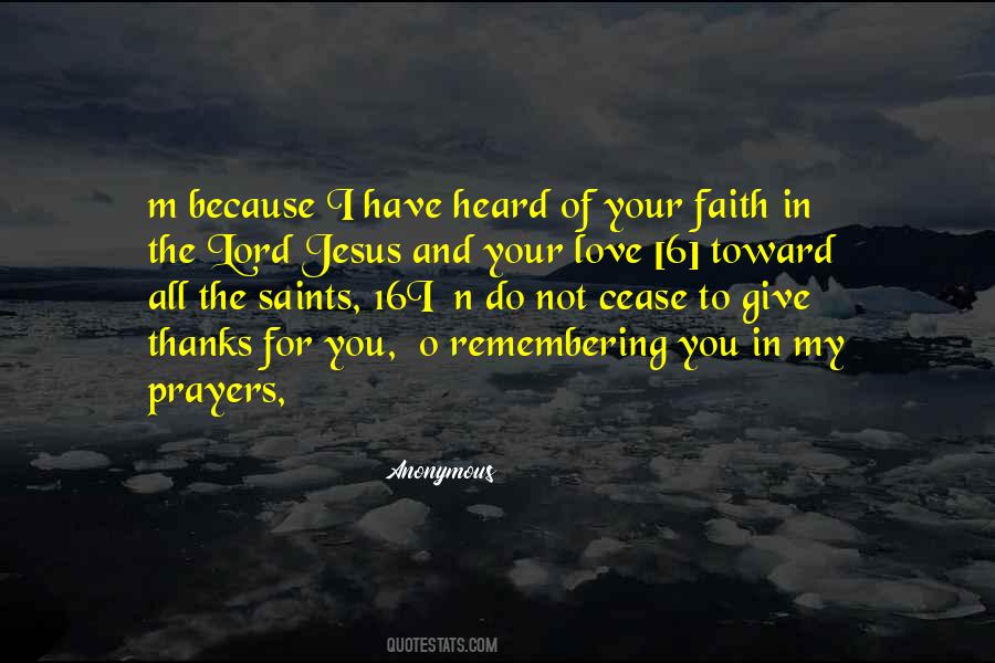 You In My Prayers Quotes #228346