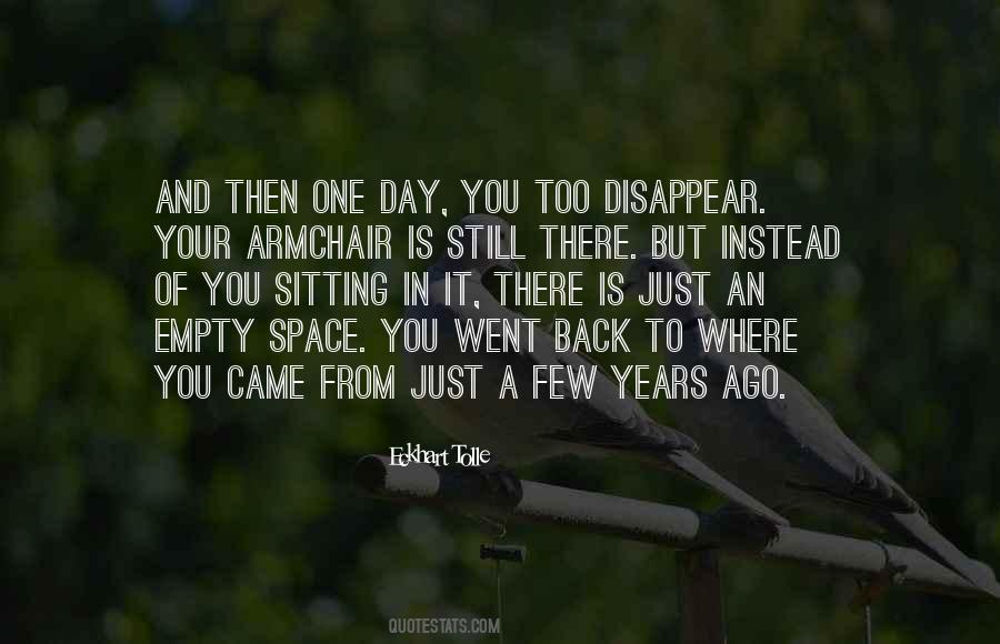 You Just Disappear Quotes #324539