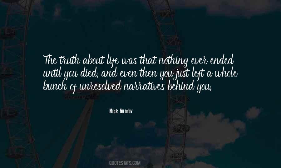 You Just Left Quotes #417932