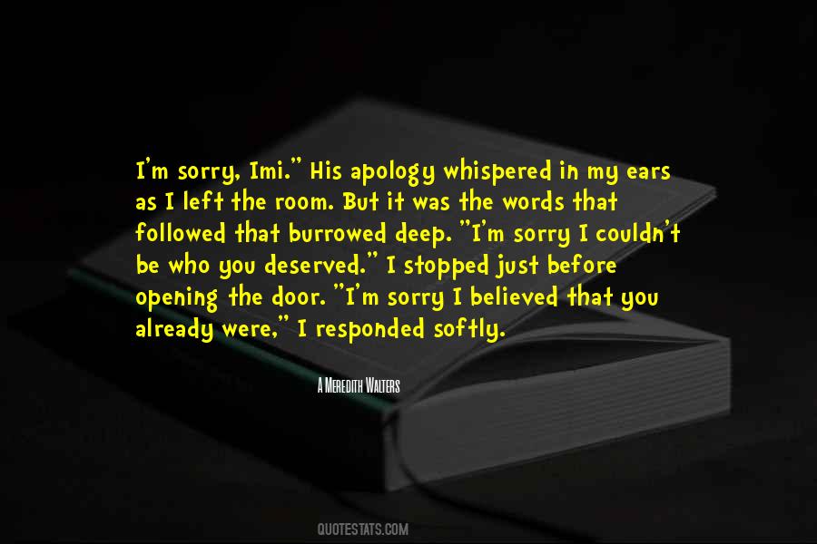 You Just Left Quotes #68003