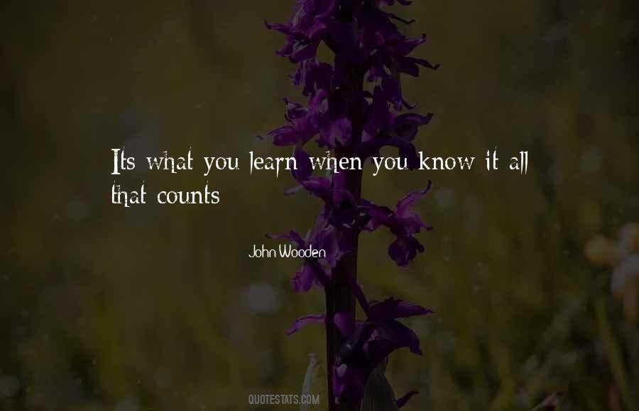 You Know It All Quotes #1614889