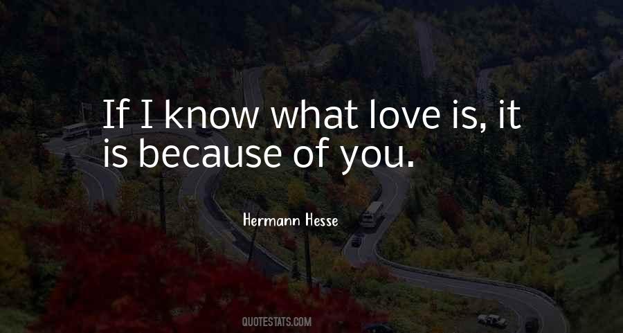 You Know Love Quotes #12838