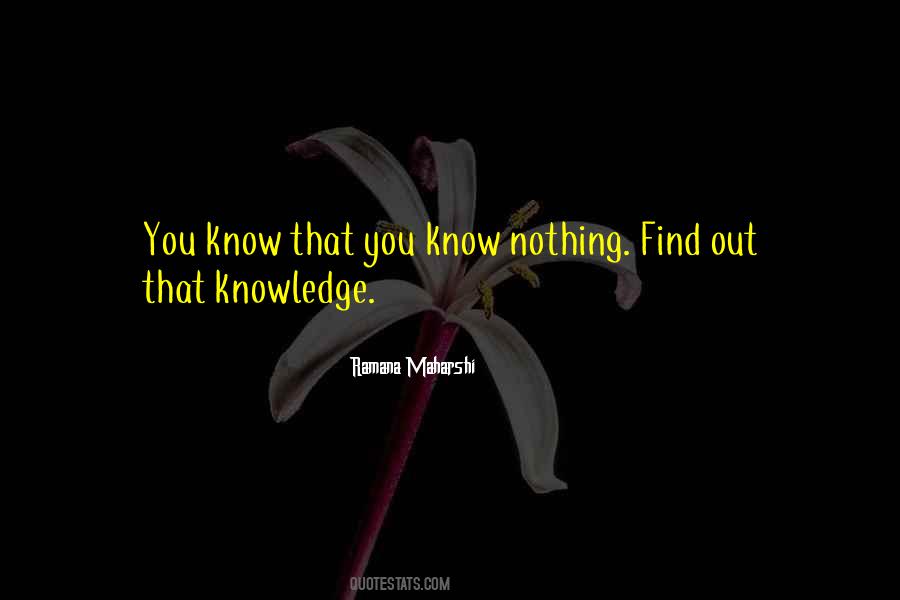 You Know Nothing Quotes #305291