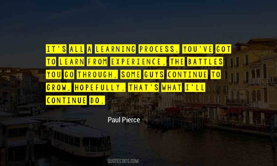 You Learn From Experience Quotes #1845374