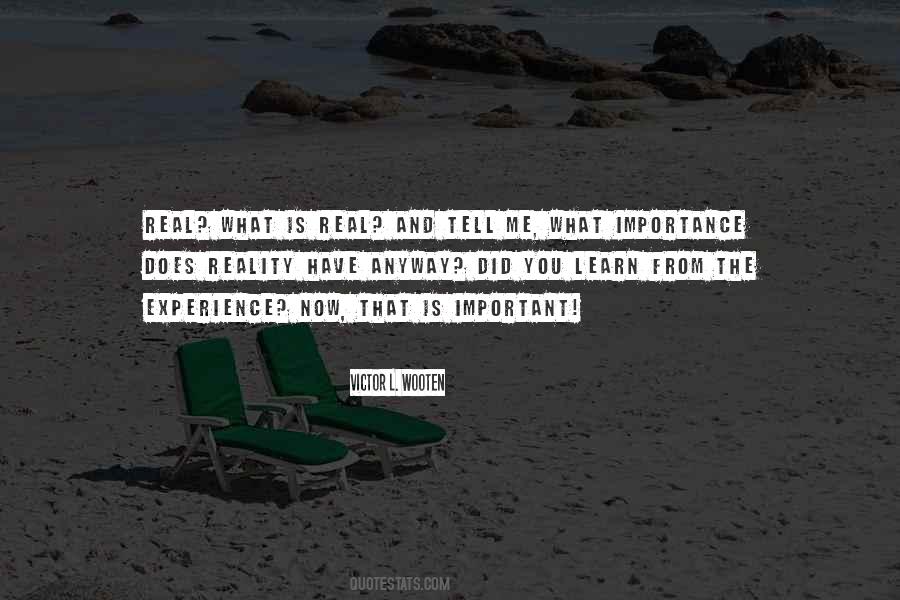 You Learn From Experience Quotes #744423