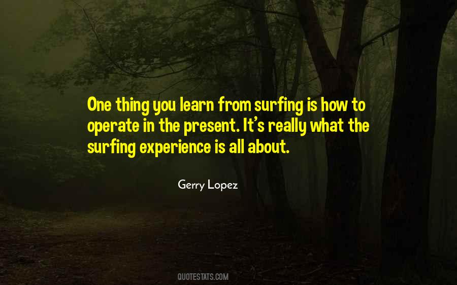 You Learn From Experience Quotes #970384