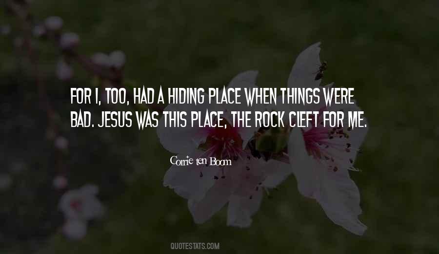 Quotes About The Hiding Place #1583132