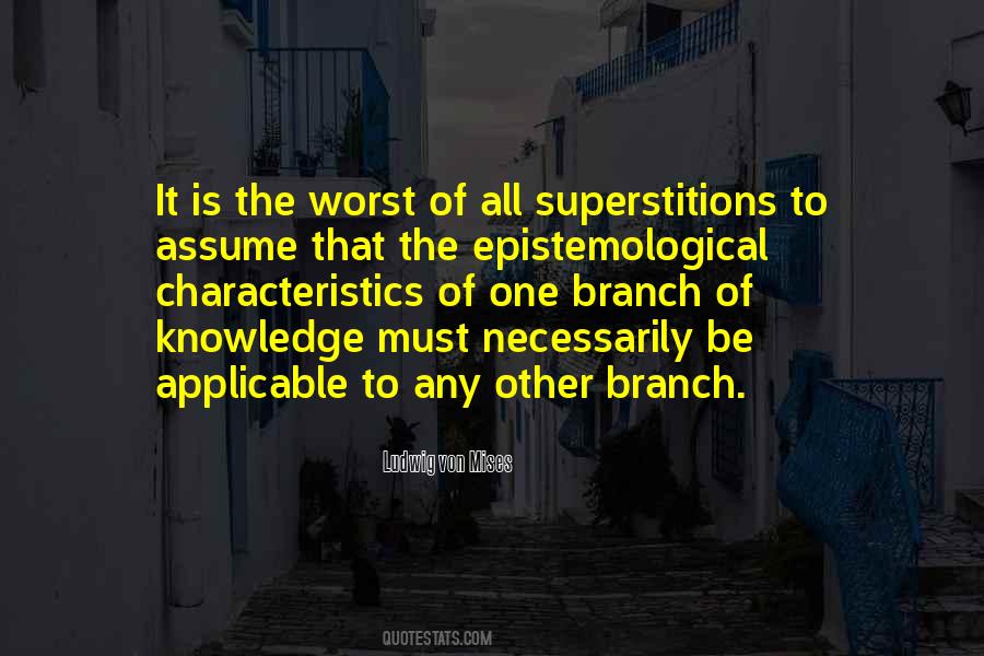 Quotes About Superstitions #457941