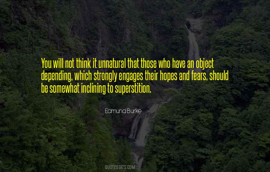 Quotes About Superstitions #542553