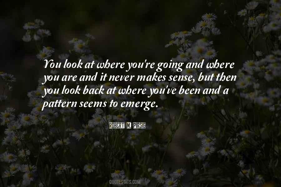 You Look Back Quotes #1308507