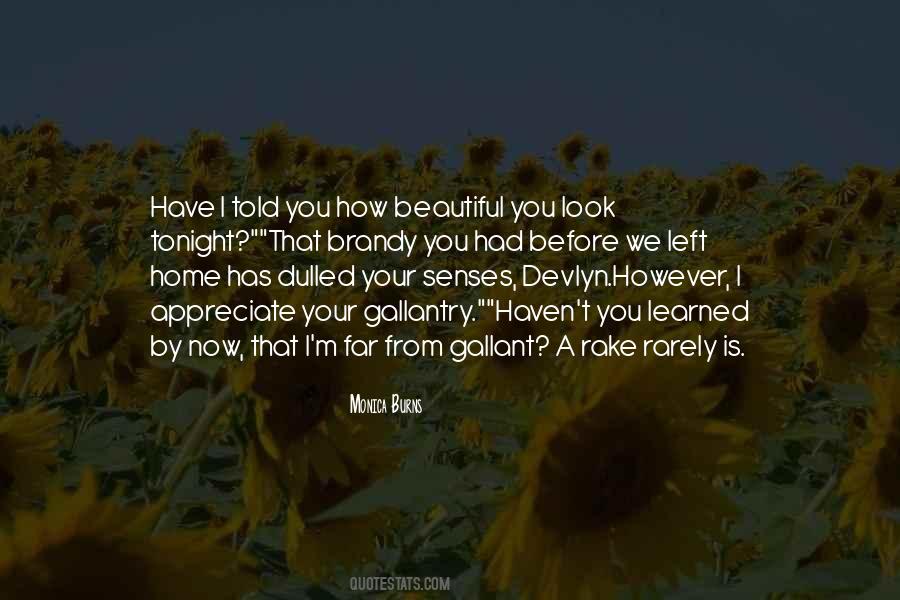 You Look Beautiful Tonight Quotes #1129163