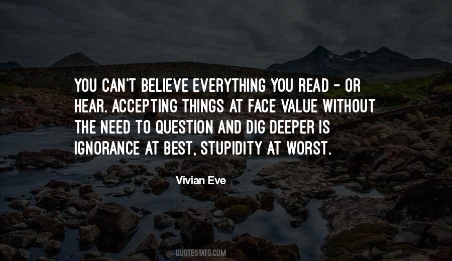 Quotes About Ignorance And Stupidity #1022356