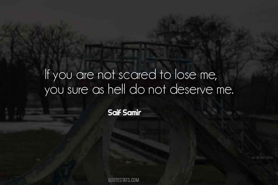 You Lose Me Quotes #387683