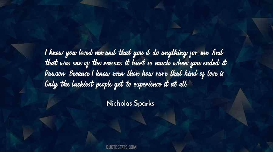 You Loved Me Quotes #1428660