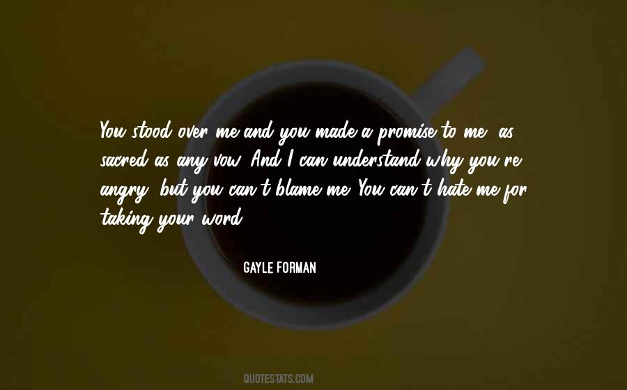 You Made A Promise Quotes #479950