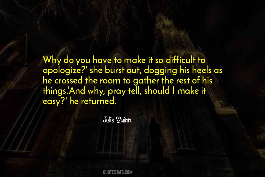 You Make It So Easy Quotes #890627