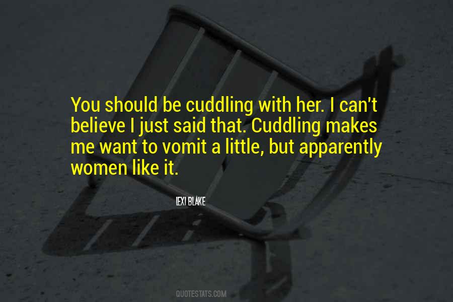 Quotes About Cuddling Up #771344