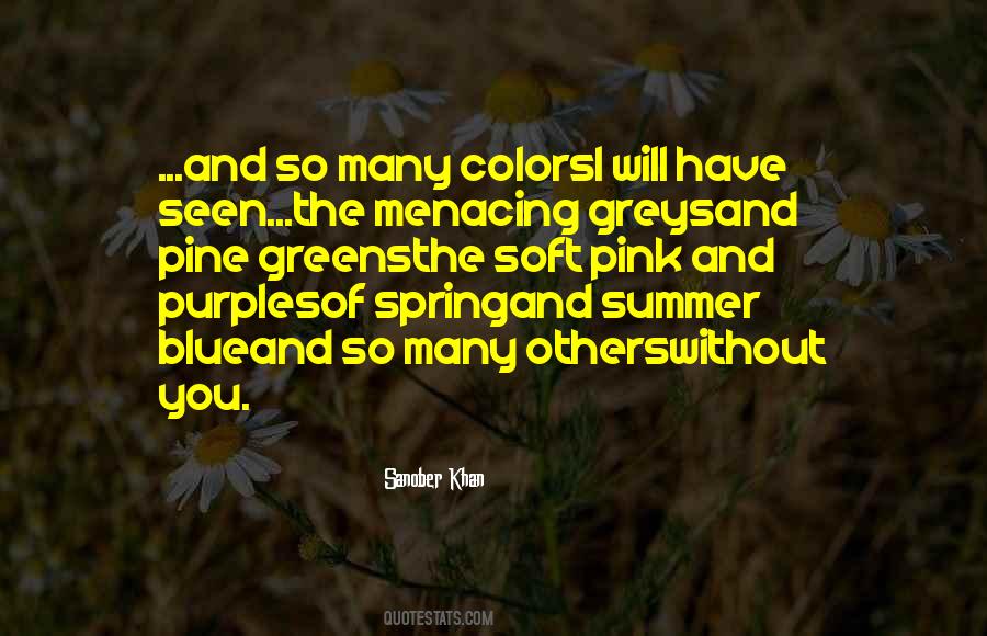 Quotes About Colors Of Life #1352597