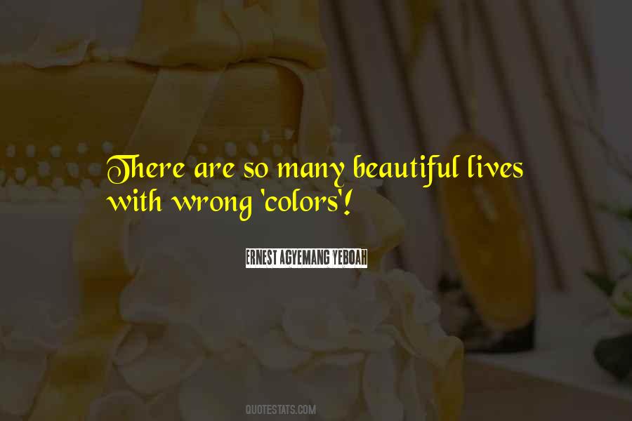 Quotes About Colors Of Life #752627