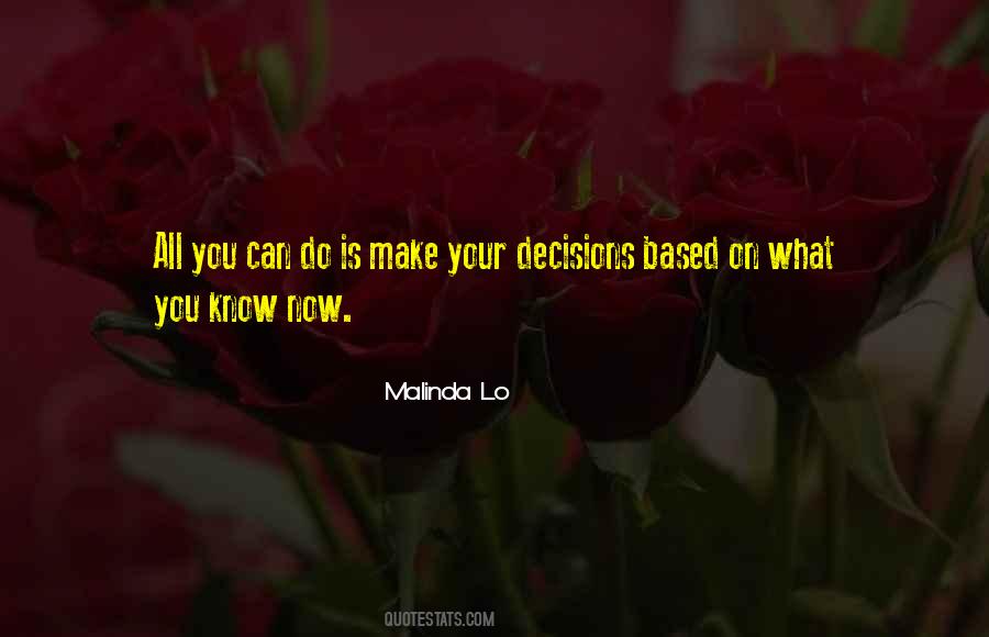 You Make Your Choices Quotes #139992