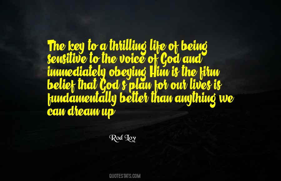 Quotes About God's Plan For Our Lives #165409