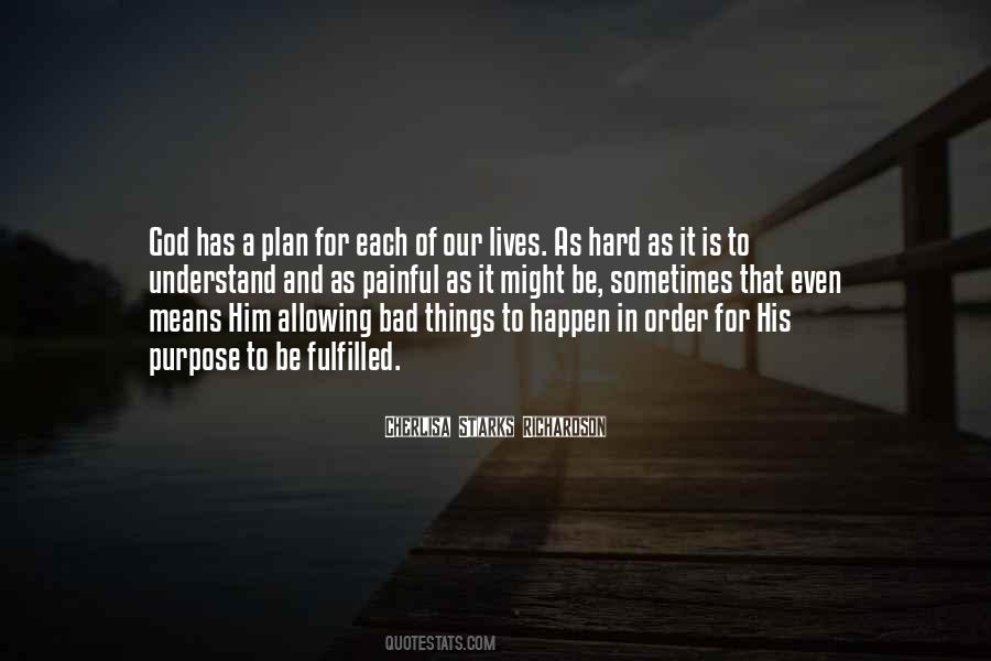 Quotes About God's Plan For Our Lives #430534