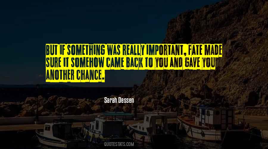 You May Not Get Another Chance Quotes #86394