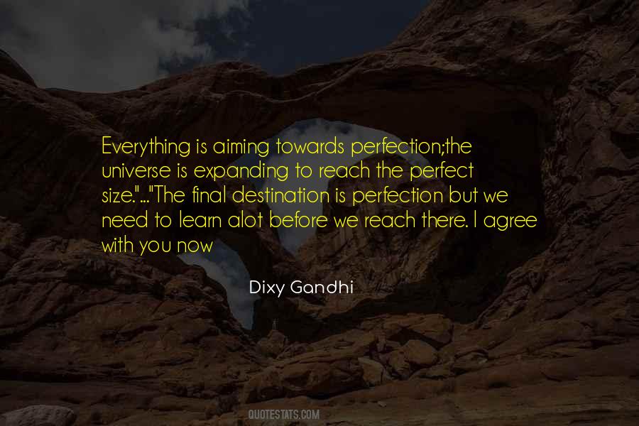 Quotes About Aiming For Perfection #810625