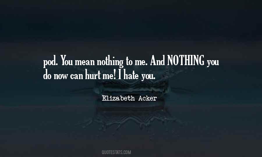 You Mean Nothing To Me Now Quotes #263421