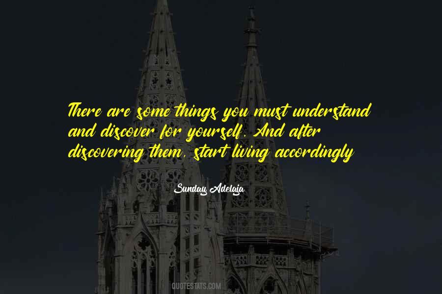 You Must Understand Quotes #1125138