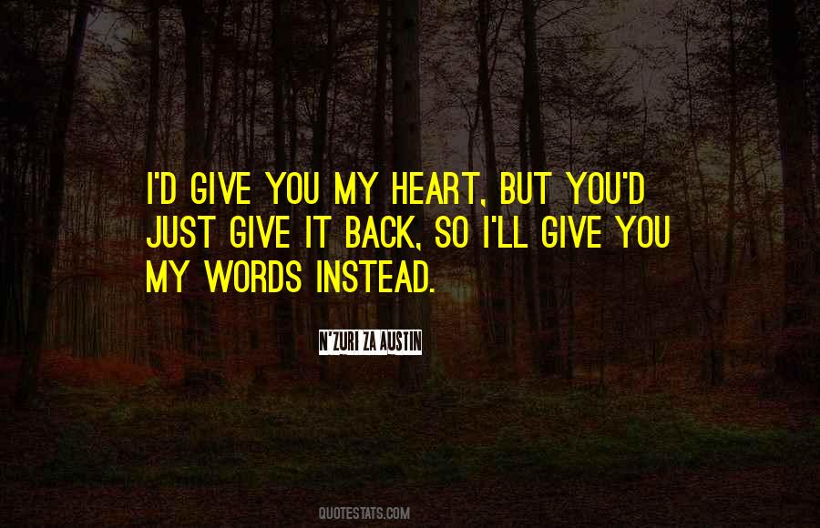 You My Heart Quotes #1336604