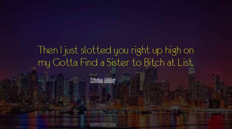 You My Sister Quotes #482907