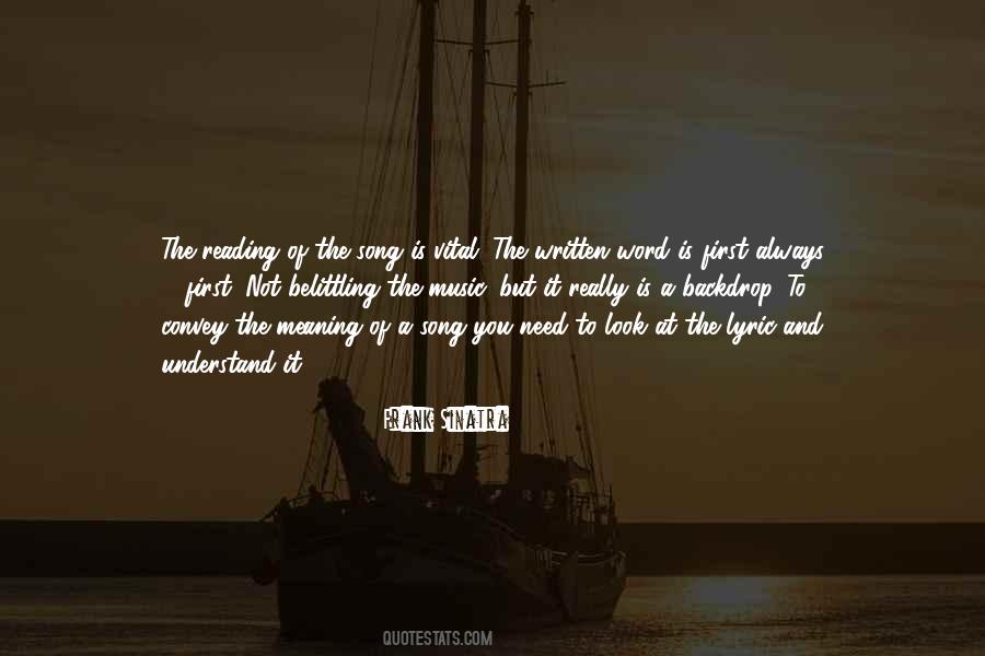 You Need To Understand Quotes #488651 You Need To Understand Quotes #488651