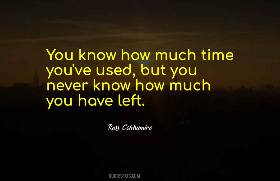 You Never Know How Quotes #520065