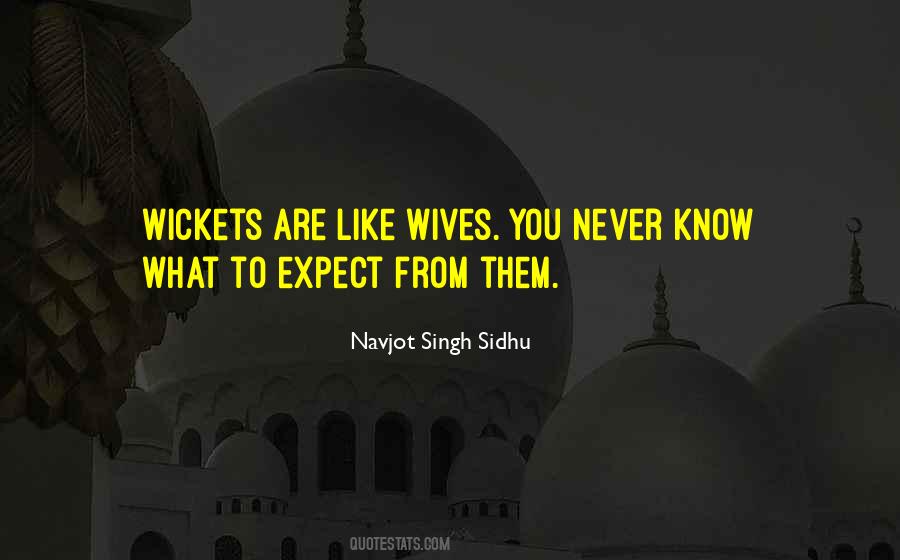 You Never Know What To Expect Quotes #15055