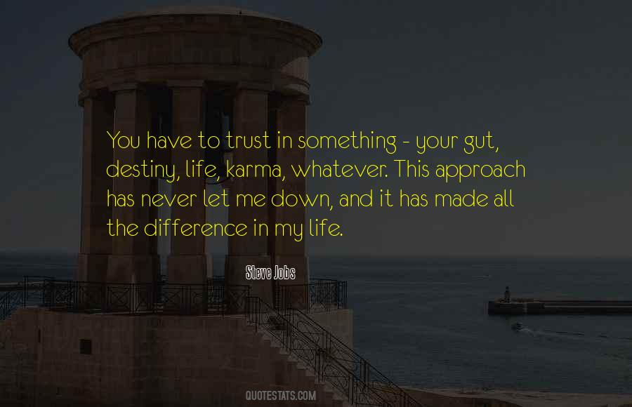 You Never Trust Me Quotes #1735417